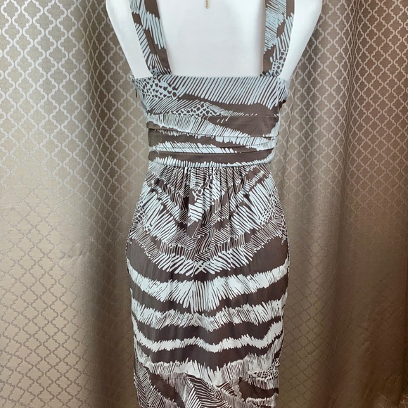 BCBGMaxAzria Sleeveless Abstract Print Dress - Picture 3 of 6